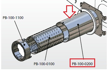 Корпус решітки пальника 100кВт - PB-100-0200